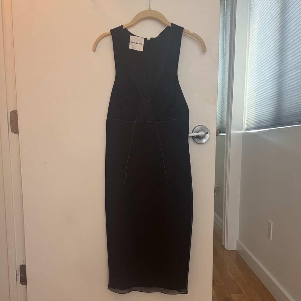 Chic Black Midi Dress